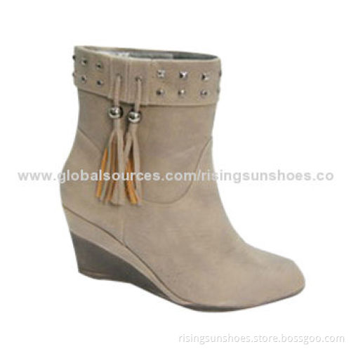 Wedge Heel Ankle Women's Boot, Trendy and Comfortable Style, Popular in Europe, Various Designs